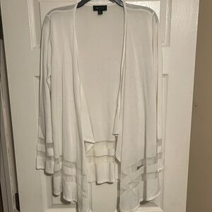 AB Studio White Women's Cardigan
